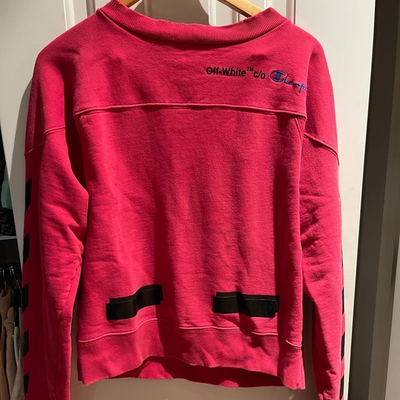 Authentic Off White X Champion Crewneck 